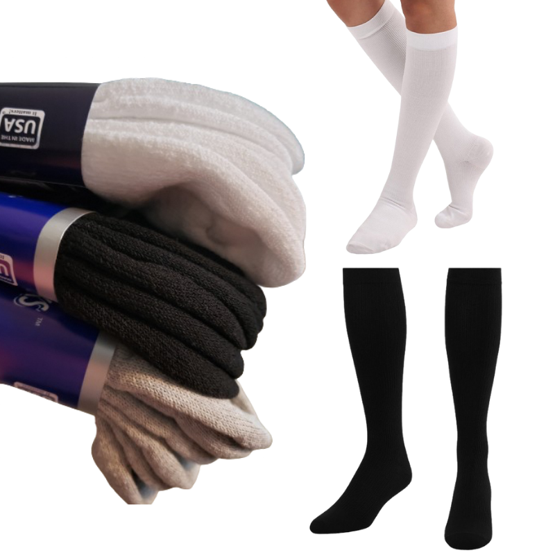 Women's Over The Calf Compression Socks | Leg Comfort & Circulation Support (1 Pair)