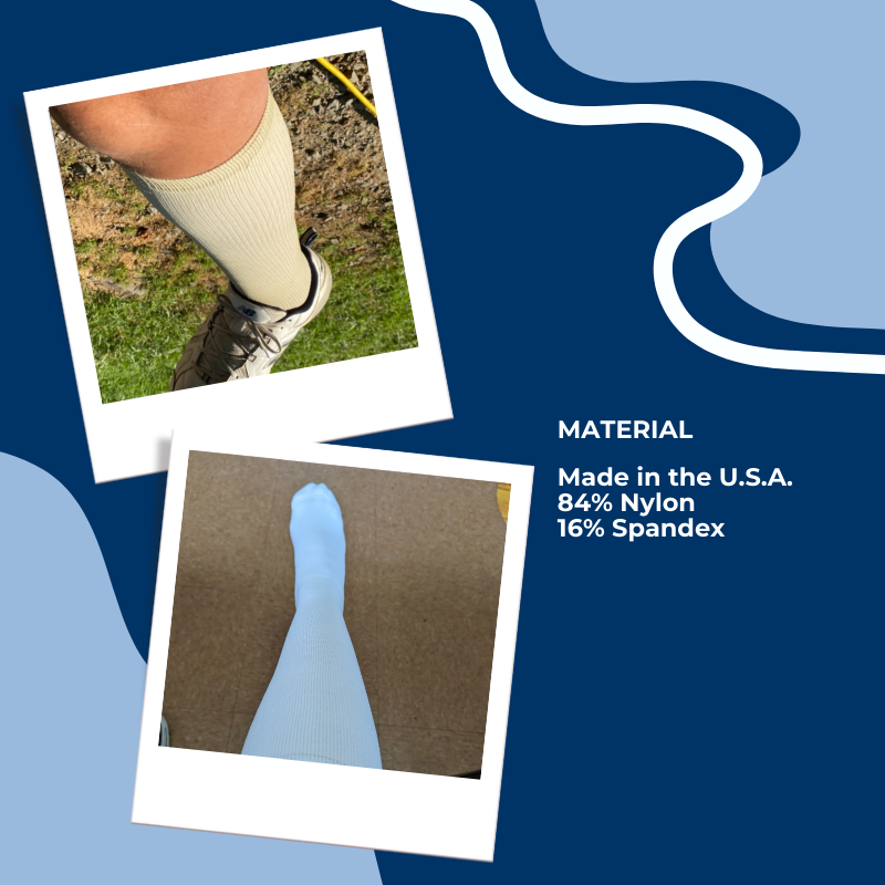 Women's Over The Calf Compression Socks | Leg Comfort & Circulation Support (1 Pair)