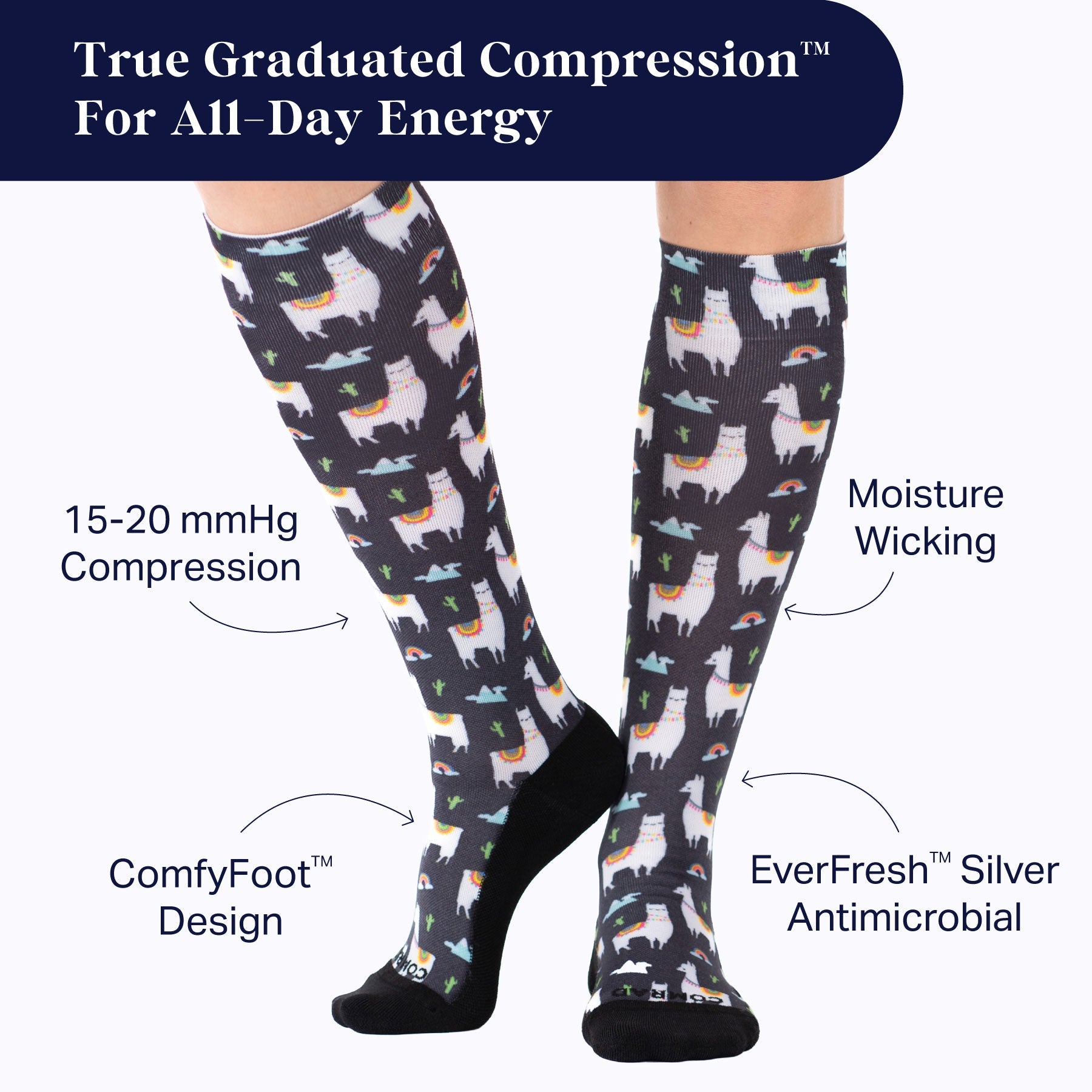 Fun & Supportive Compression Socks – Style 2 | Comfort Meets Personality