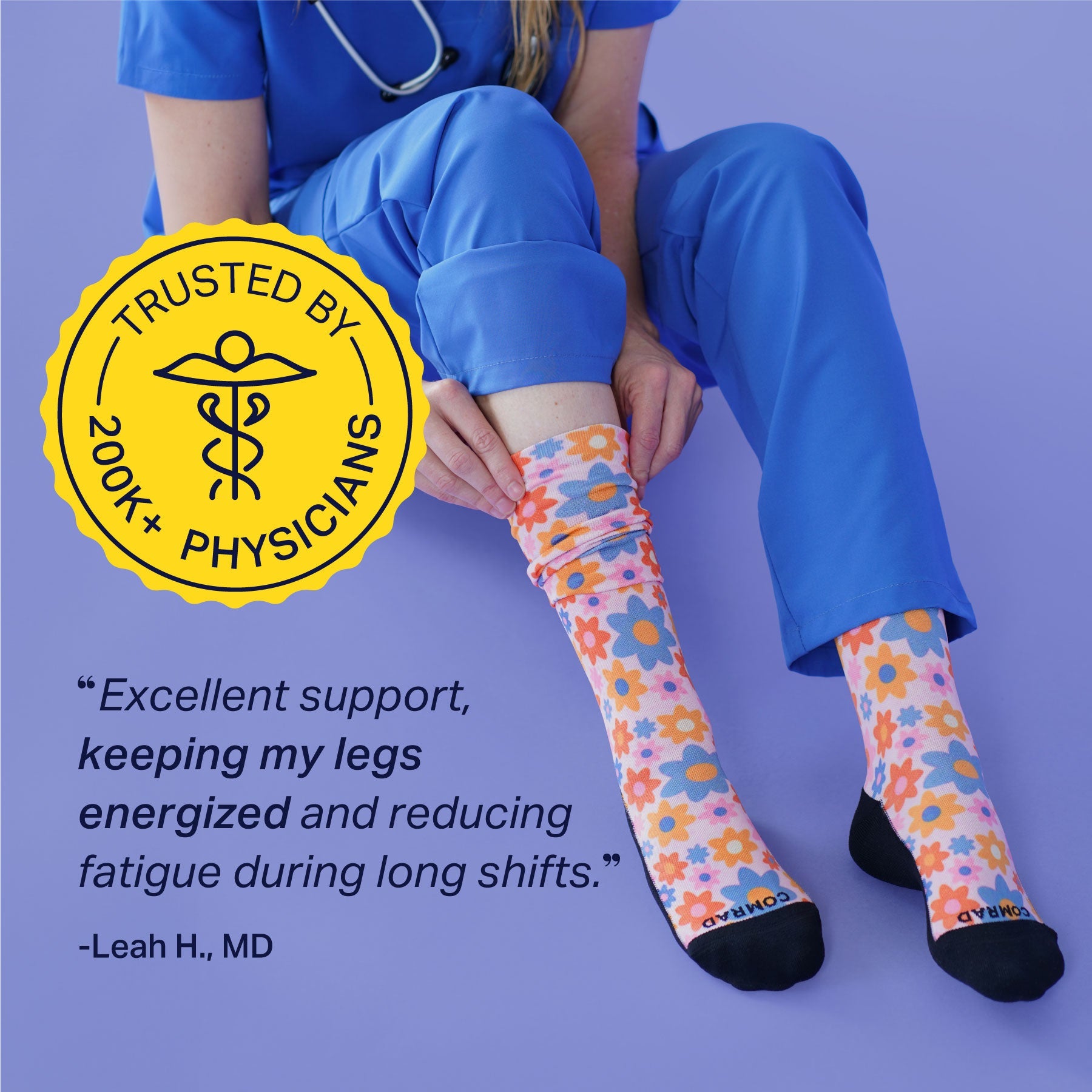 Fun & Supportive Compression Socks – Style 3 | Comfort Meets Personality
