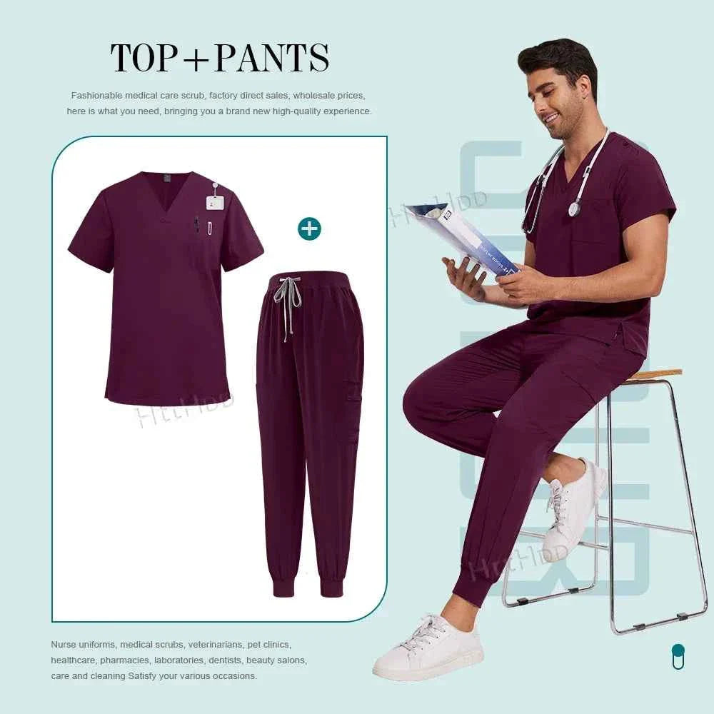 Unisex Scrub Suit | Comfortable Top & Pants for Men and Women
