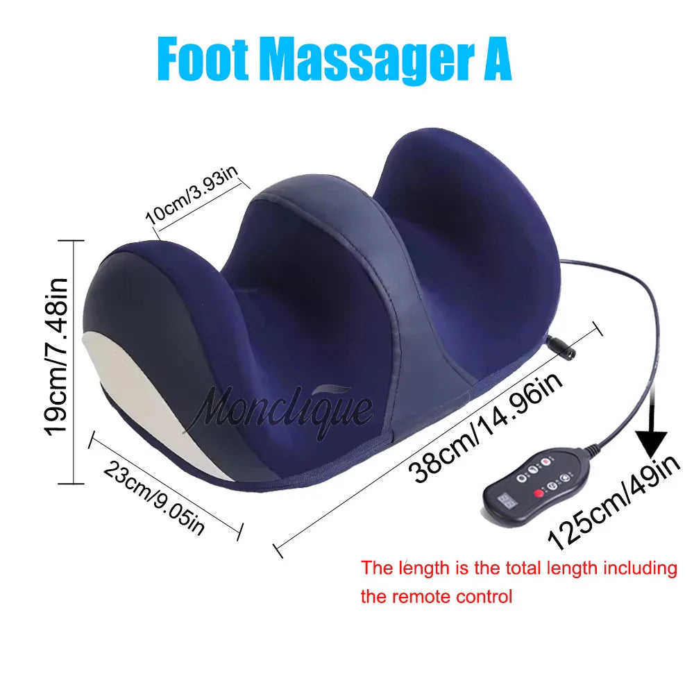 Heated Shiatsu Foot Massager for Deep Comfort & Foot Wellness