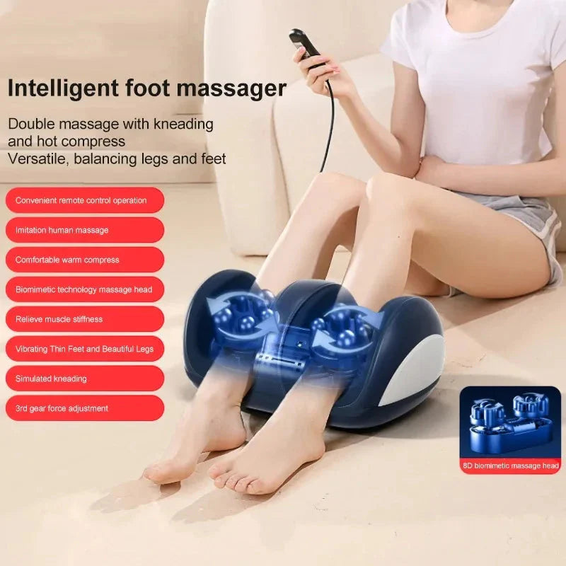 Heated Shiatsu Foot Massager for Deep Comfort & Foot Wellness