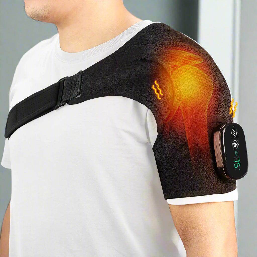 Heated Neck & Shoulder Massager with Deep Kneading & Red Light Wellness Therapy