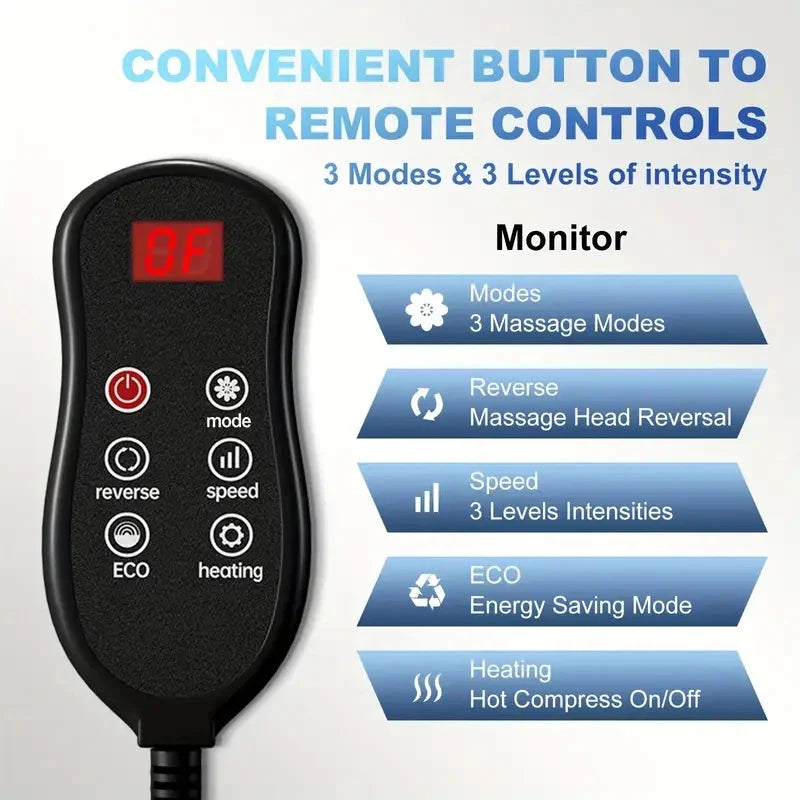 Heated Shiatsu Foot Massager for Deep Comfort & Foot Wellness