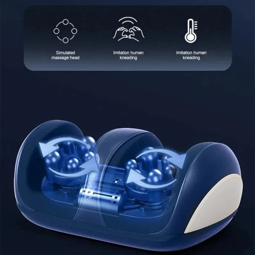 Heated Shiatsu Foot Massager for Pain Relief
