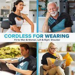 Heated Neck & Shoulder Massager with Deep Kneading & Red Light Wellness Therapy
